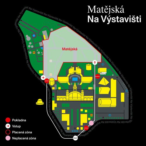 Mapa Matějská 2024