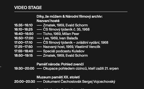 Program NM68_videostage